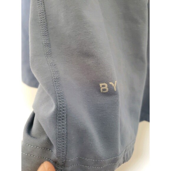 BYLT Premium Basics Lux T-Shirt Sz XL Drop Cut Long Sleeve Stretch Active Gray - Picture 13 of 16